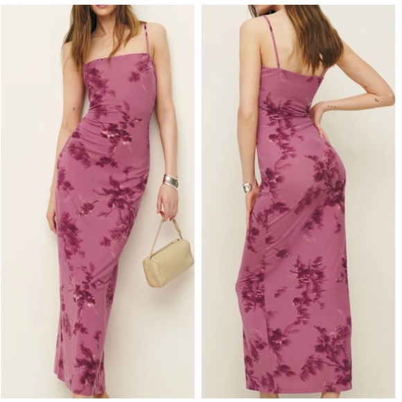Reformation Dresses & Skirts - Reformation Pink Floral Midi Dress
